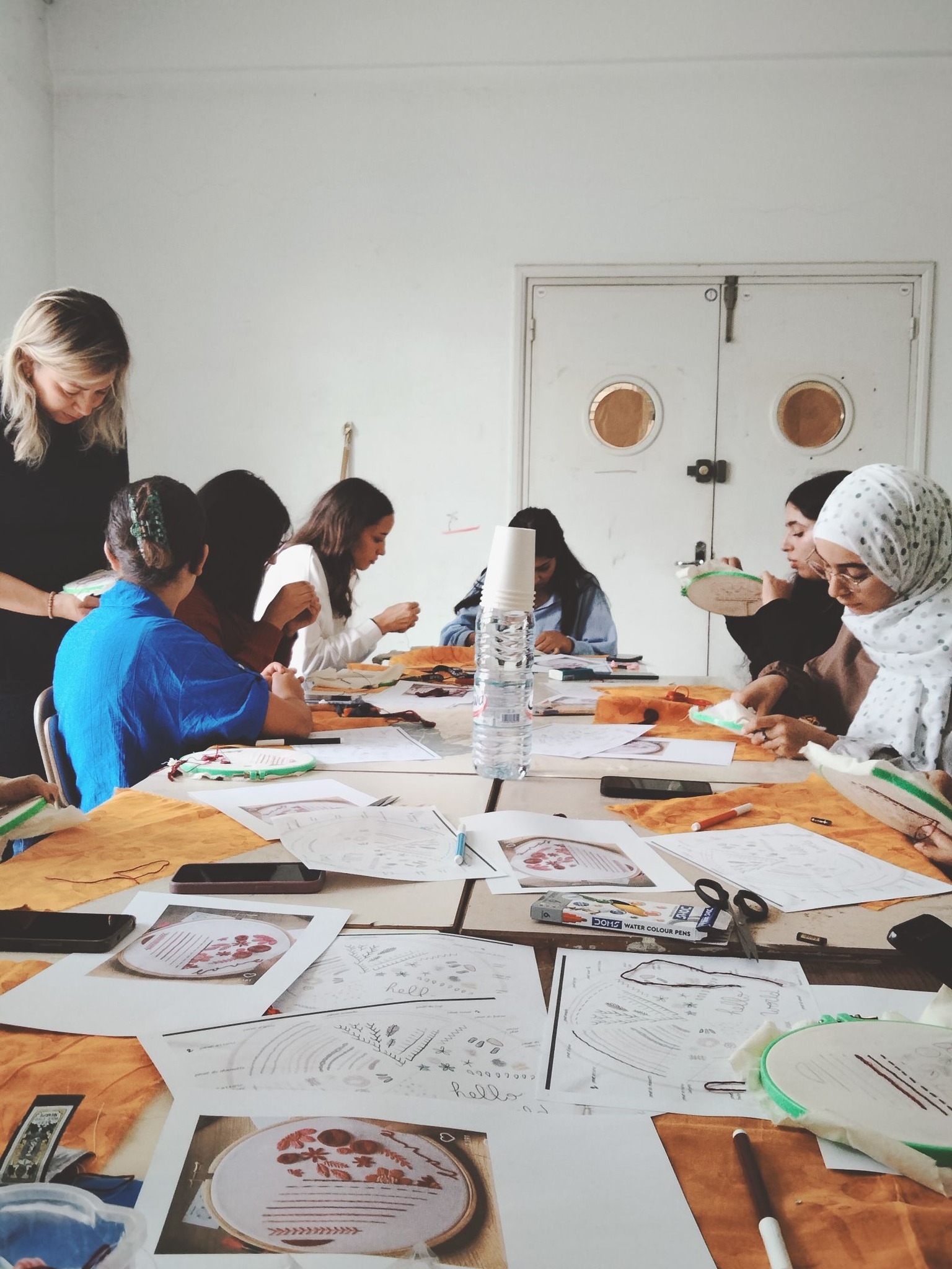 workshops pratiques de broderie