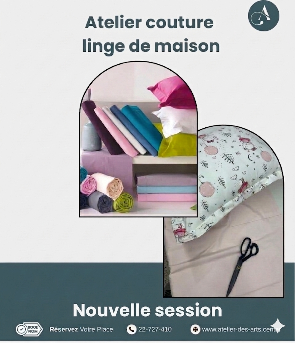 Atelier couture linge de maison